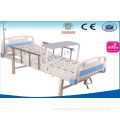 Patient Bed With Diner Turning Table , Manual Foldable Hospital Medical Bed